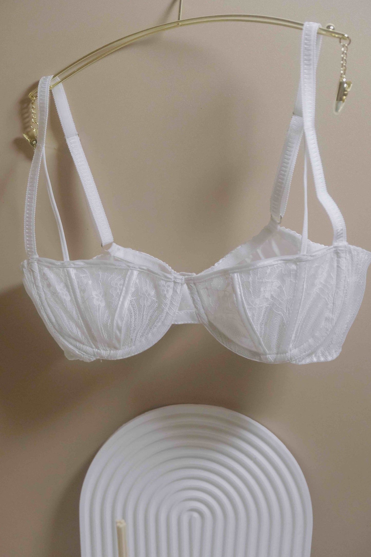 Secret Forest white Bra
