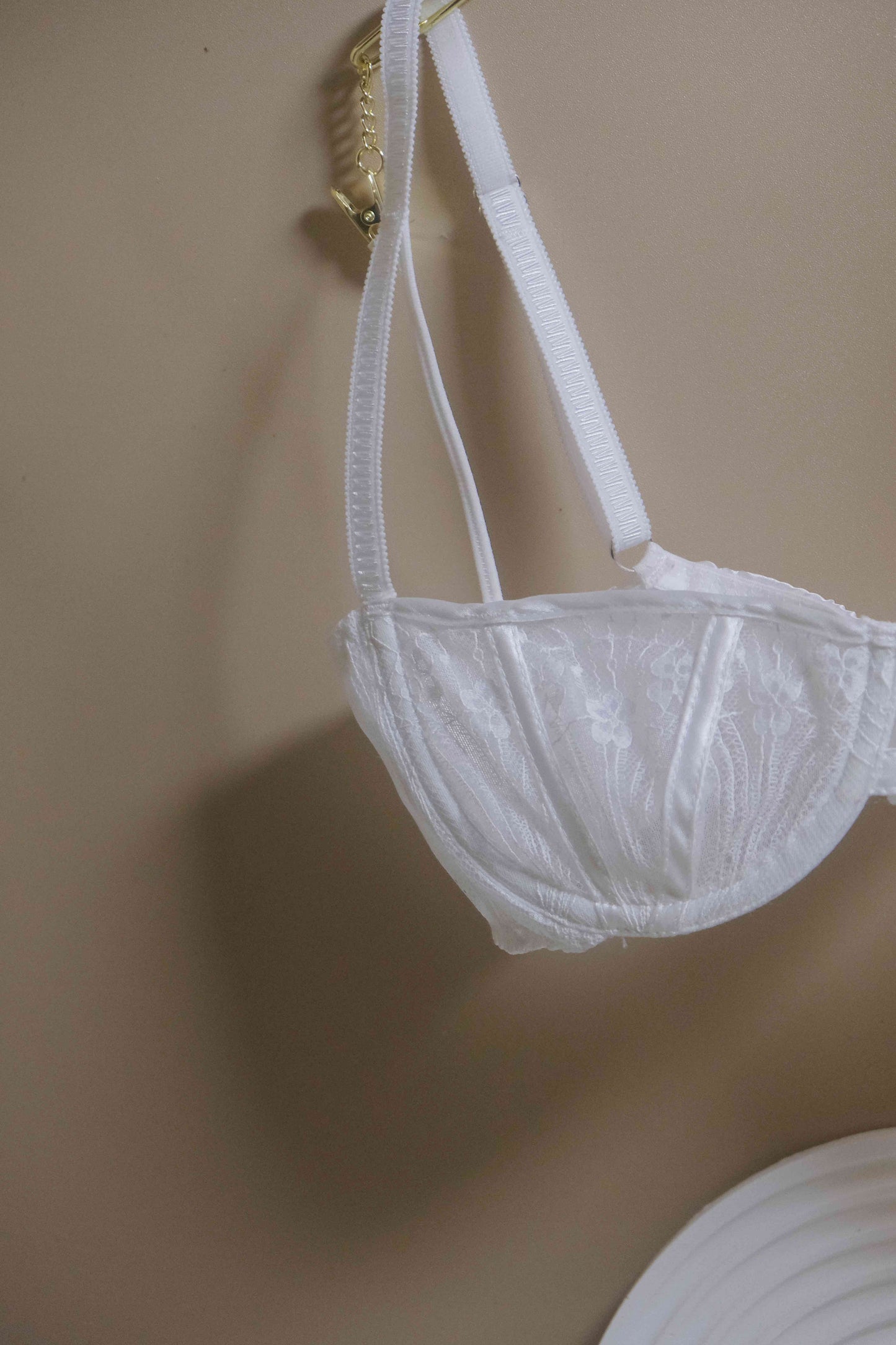 Secret Forest white Bra