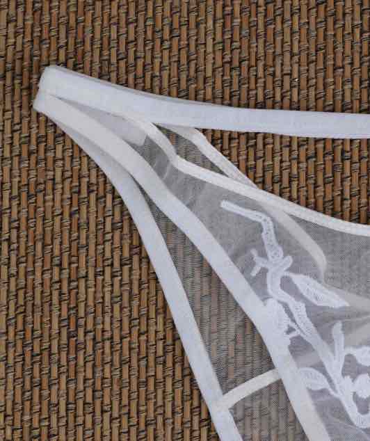 Birdsong with Apricot Blossom White Briefs